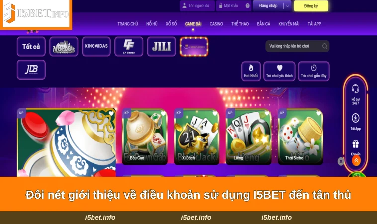 Điều Khoản Sử Dụng I5BET 1 Đôi nét giới thiệu về điều khoản sử dụng I5BET đến tân thủ