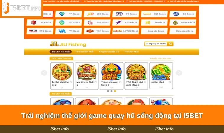Nổ Hũ I5BET 2 Trải nghiệm thế giới game quay hũ sống động tại I5BET