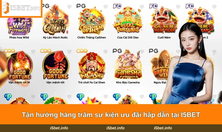 Home 32 Tận hưởng hàng trăm sự kiện ưu đãi hấp dẫn tại I5BET